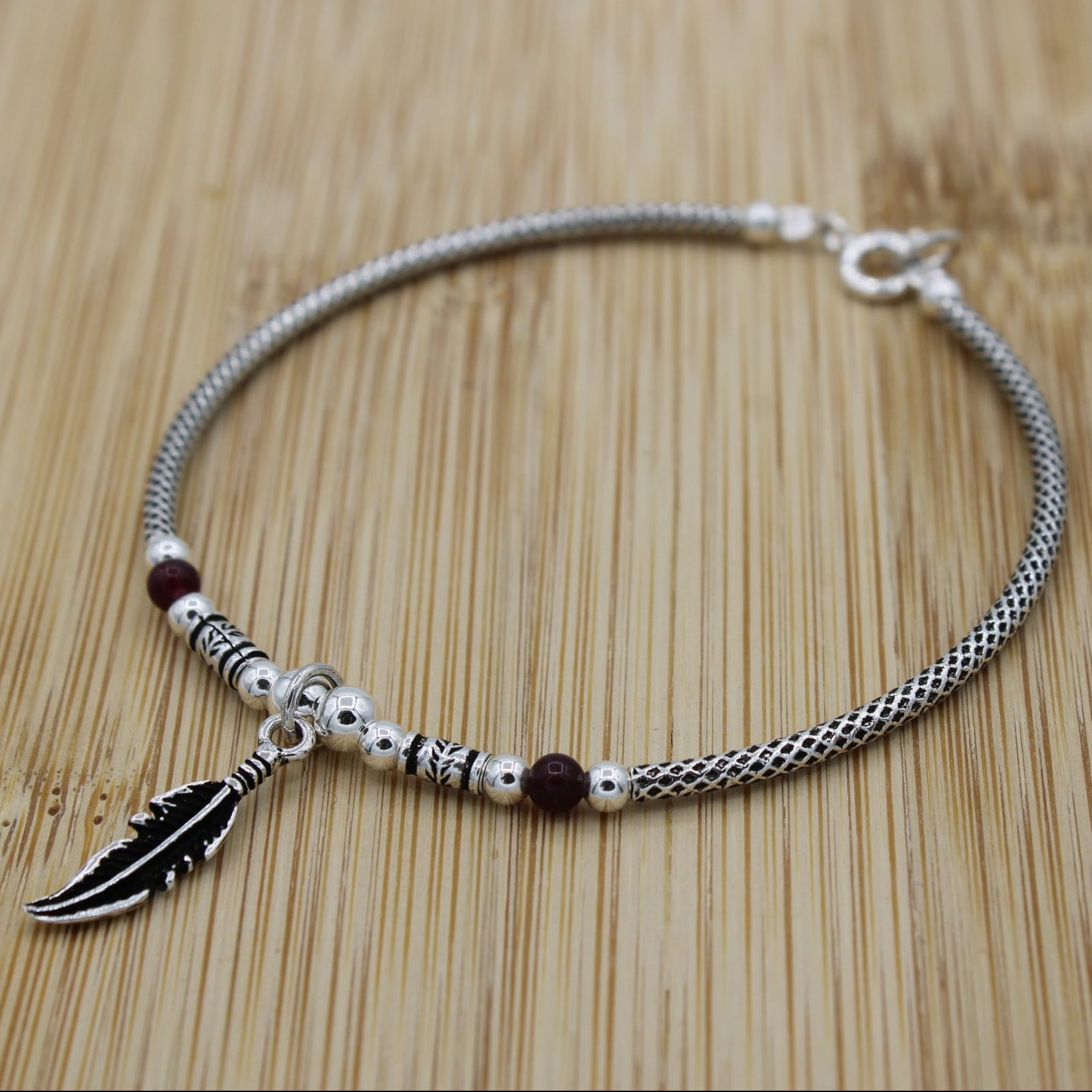 Bracelet Manchette Indo-chinois Ancien En Argent – Dragon Gravé – 59 Grammes – Très Bon état