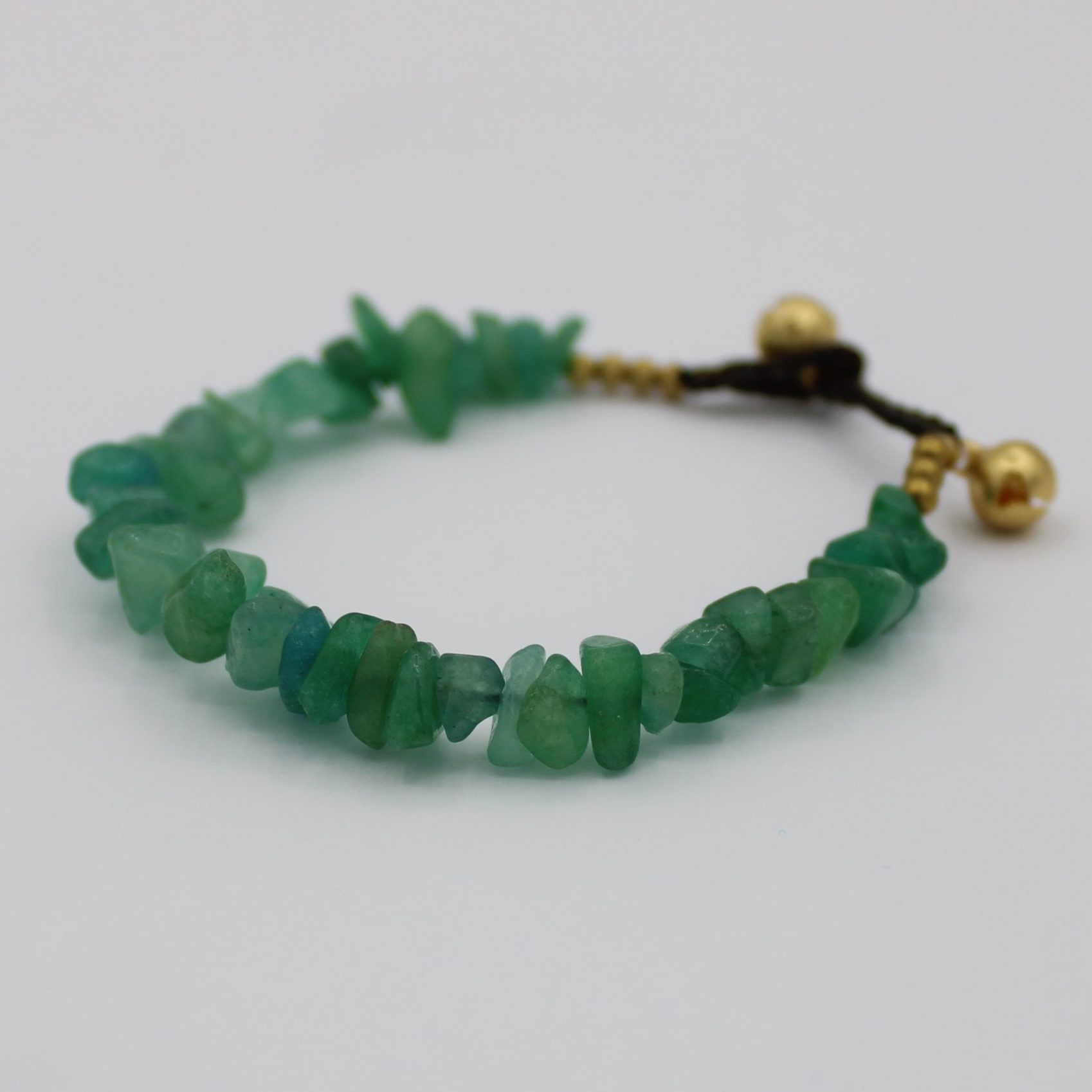 Bracelet Clémence Vallière Pierres Naturelles Aventurine Et Quartz Rose