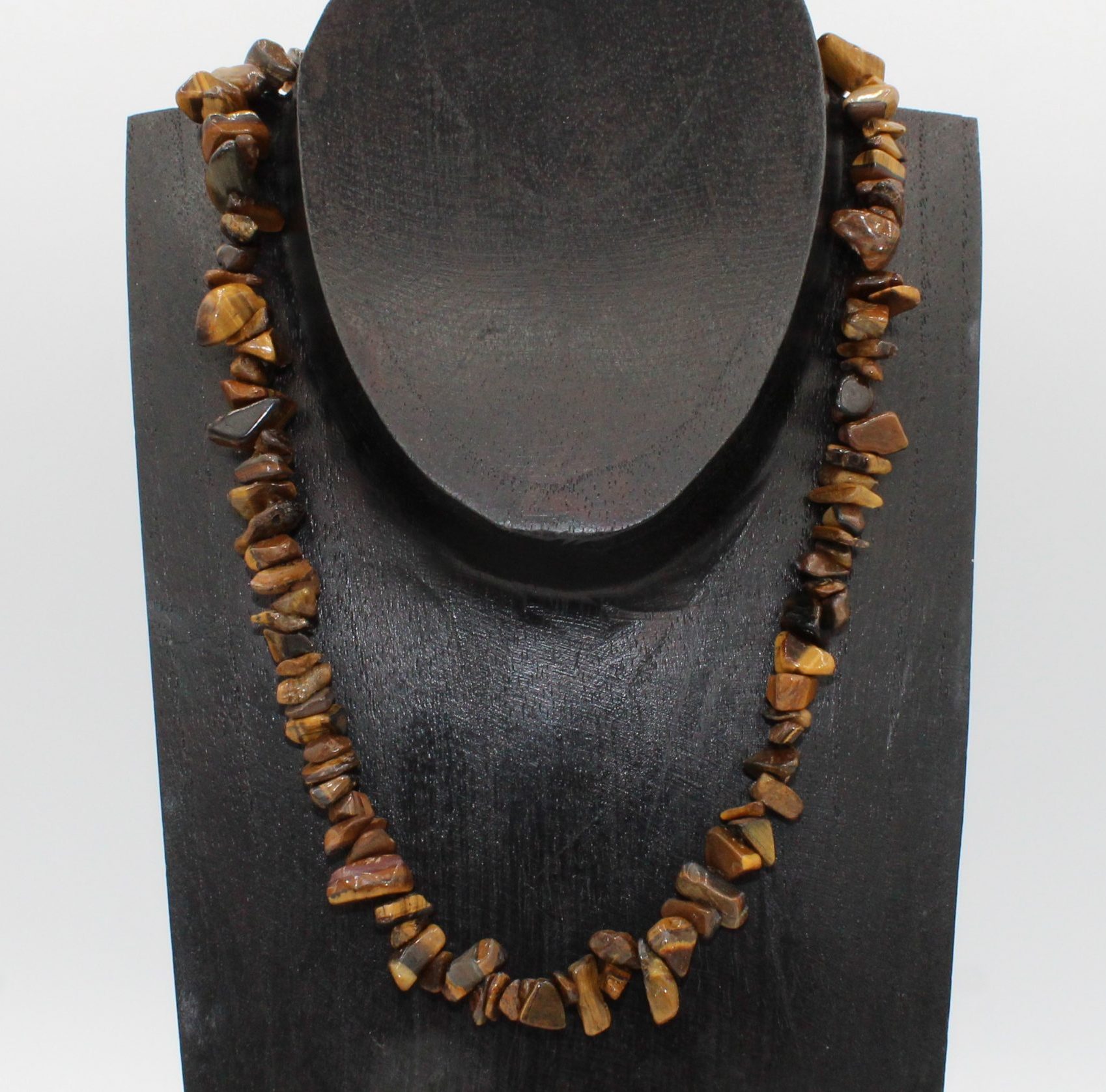 Collier œil de tigre/Collier lithothérapie pierre naturelle